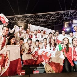 Team Italy/South Tyrol bei der Abschlussfeier